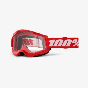 Strata 2 Goggle  Red/Black - Clear Lens
