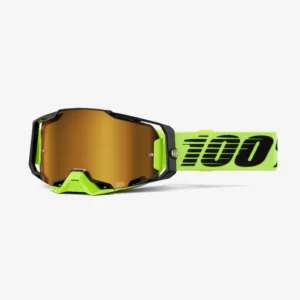 Armega Goggle Neon Yellow – Mirror Gold Lens