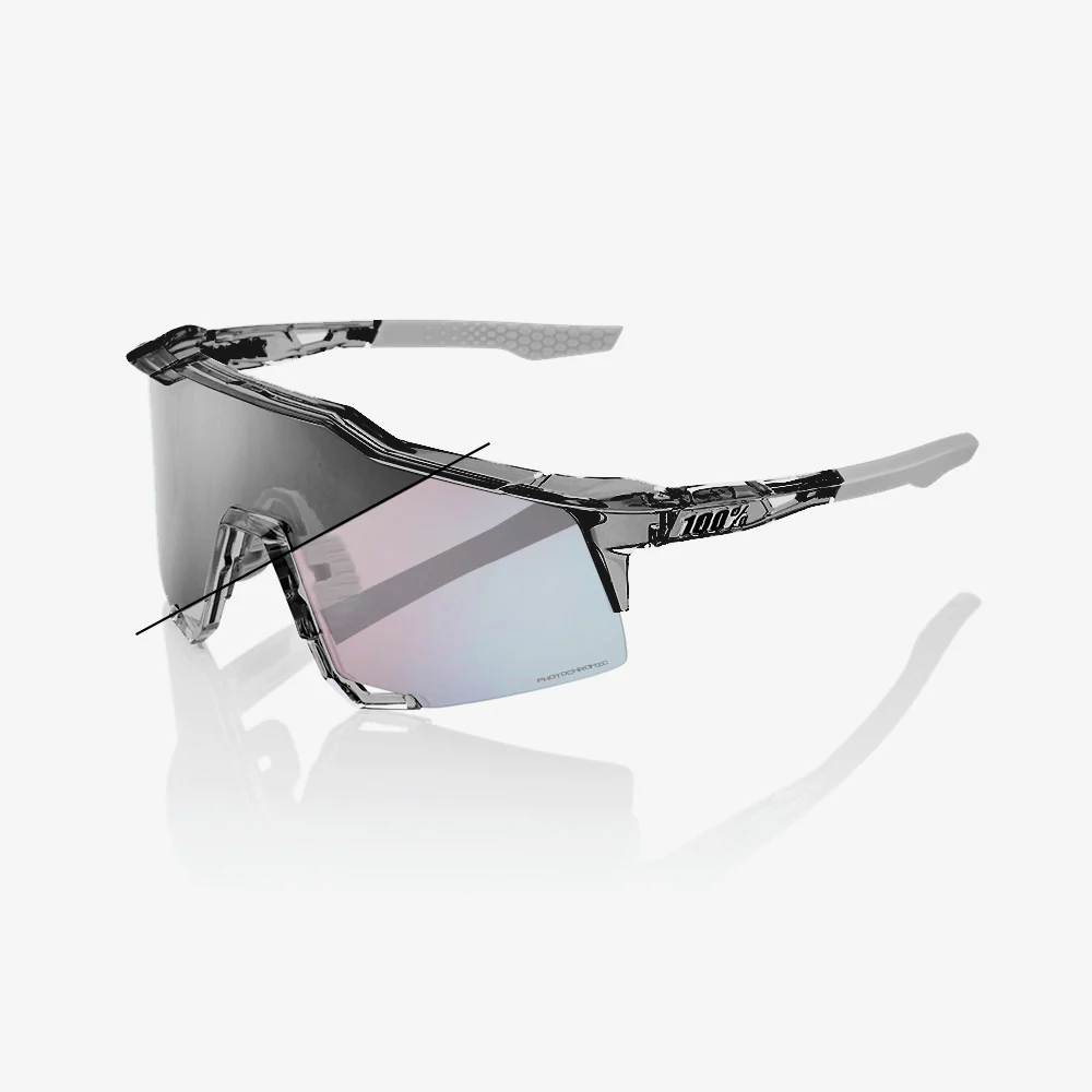SPEEDCRAFT® Polished Translucent GreyRose Gold Photochromic Mirror