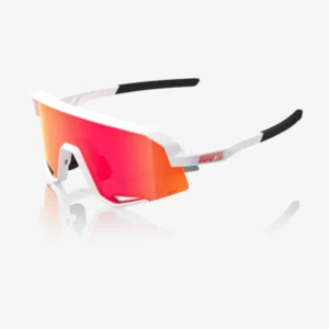 SLENDALE -  Matte White - HiPER® Red Multilayer Mirror  + Clear Lens