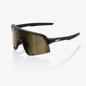 S3™ - Soft Tact Black - Soft Gold Mirror + Clear Lens