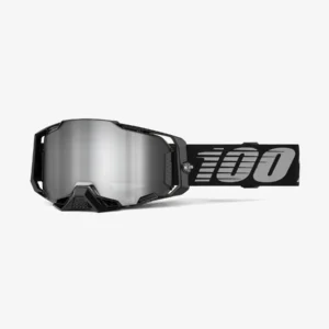 Armega® Goggle Black – Silver Flash Mirror HD Lens