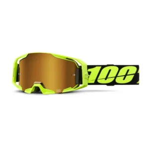 ARmatic Goggle Neon Yellow - Mirror True Gold Lens HD