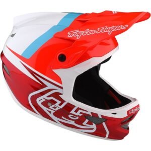 Troy Lee D3 Fiberlite Slant Red