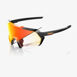 KORBIN Gloss Metallic Black Orange Mirror Photochromic Lens