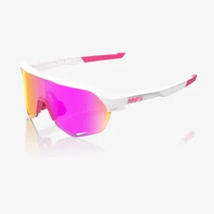 S2® Matte White/Pink HiPER® Vital Pink Mirror  + CLear Lens