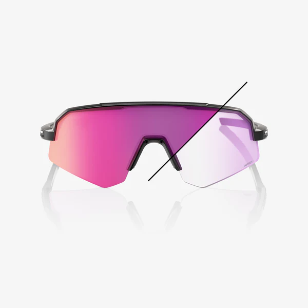 SLENDALE SL Gloss BlackPurple Mirror Photochromic Lens - Imagen 2