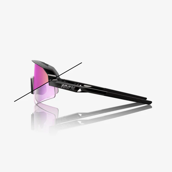 SLENDALE SL Gloss BlackPurple Mirror Photochromic Lens - Imagen 3