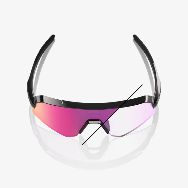 SLENDALE SL Gloss BlackPurple Mirror Photochromic Lens - Imagen 4