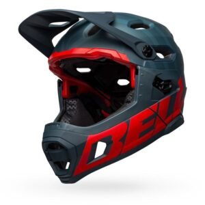 Casco Bell Super DH Mips Sherical Prime Matte Blue/Crimson
