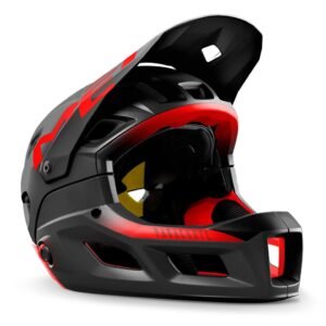 MET Parachute MCR MIPS Enduro - Black Red | Matt Glossy