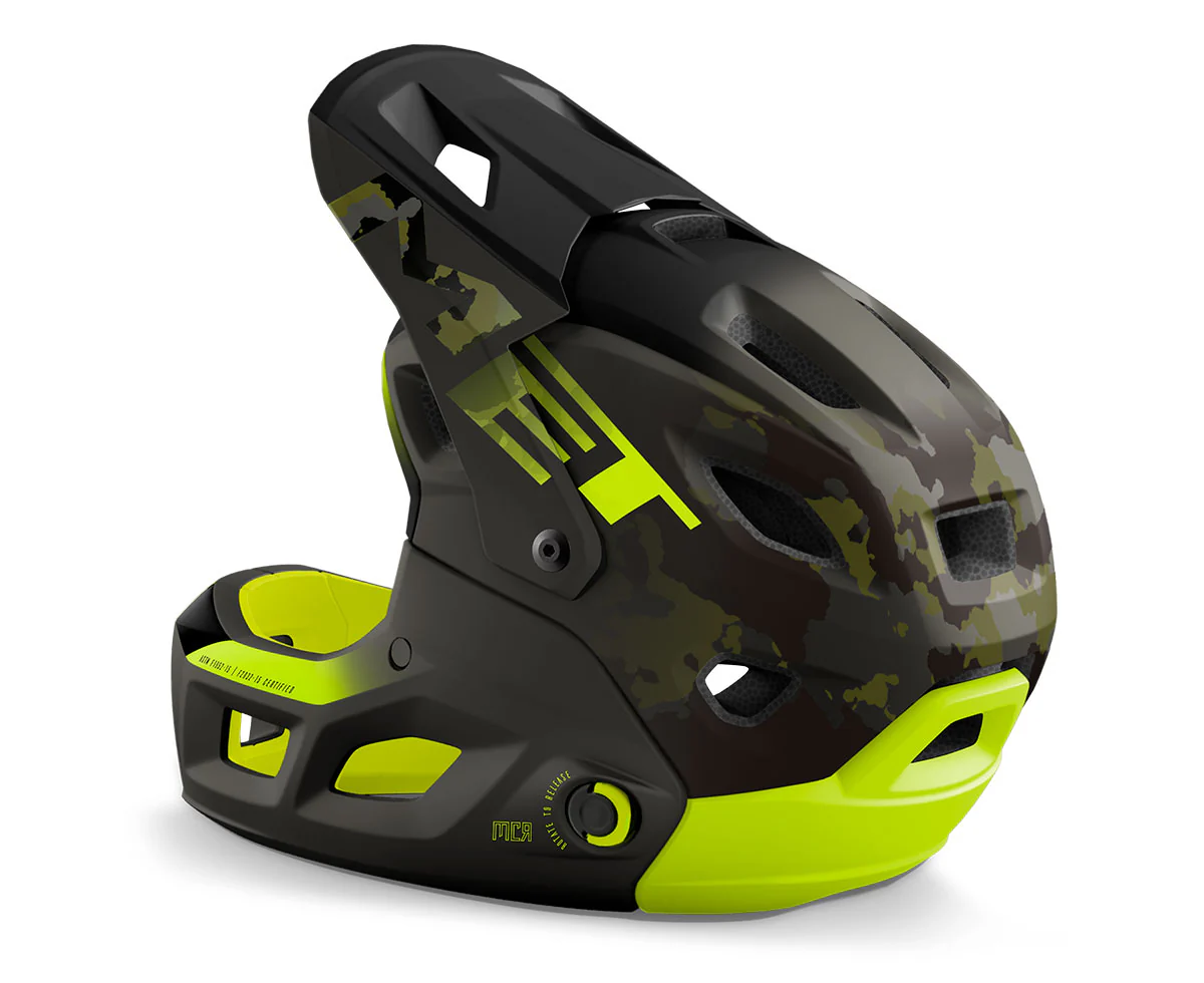 MET Parachute MCR MIPS Enduro - Camo Lime Green | Matt Gloss - Imagen 5