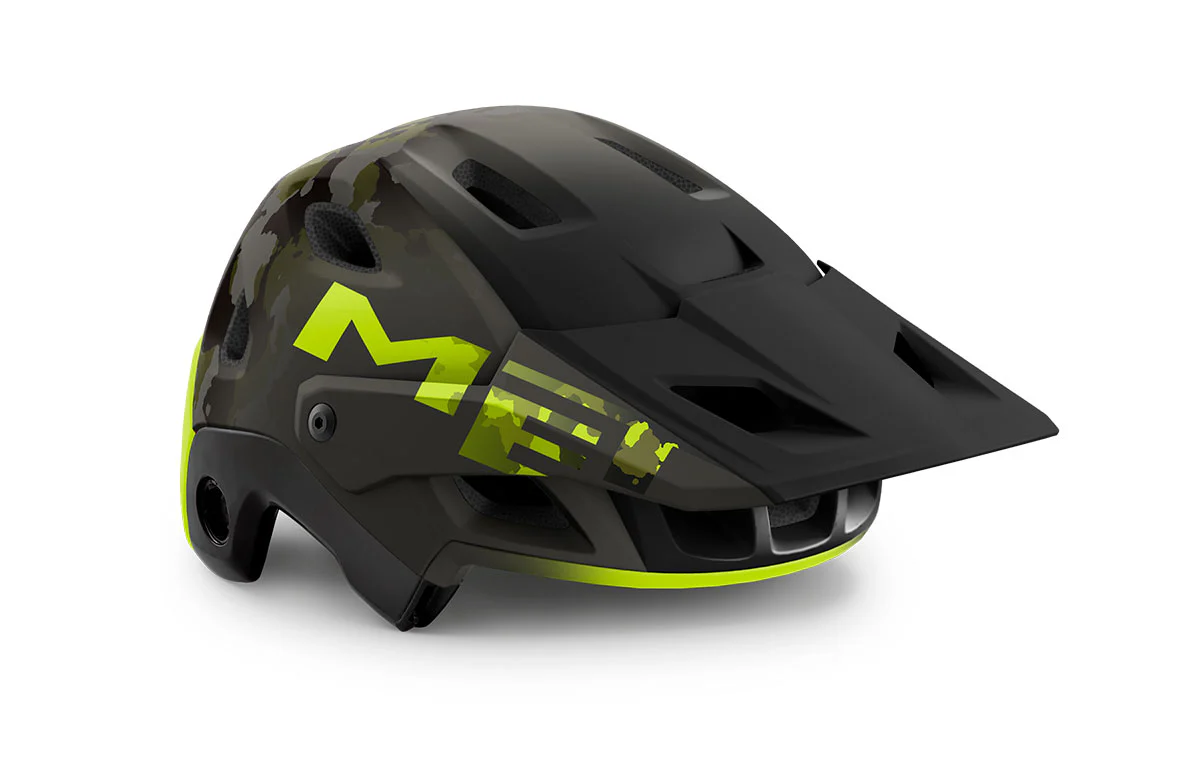 MET Parachute MCR MIPS Enduro - Camo Lime Green | Matt Gloss - Imagen 3