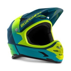 Casco Bluegrass Downhill Intox, Petrol Blue/ Fluo Yellow