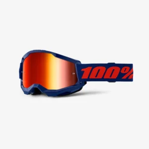 Strata 2 Goggle Navy - Mirror Red