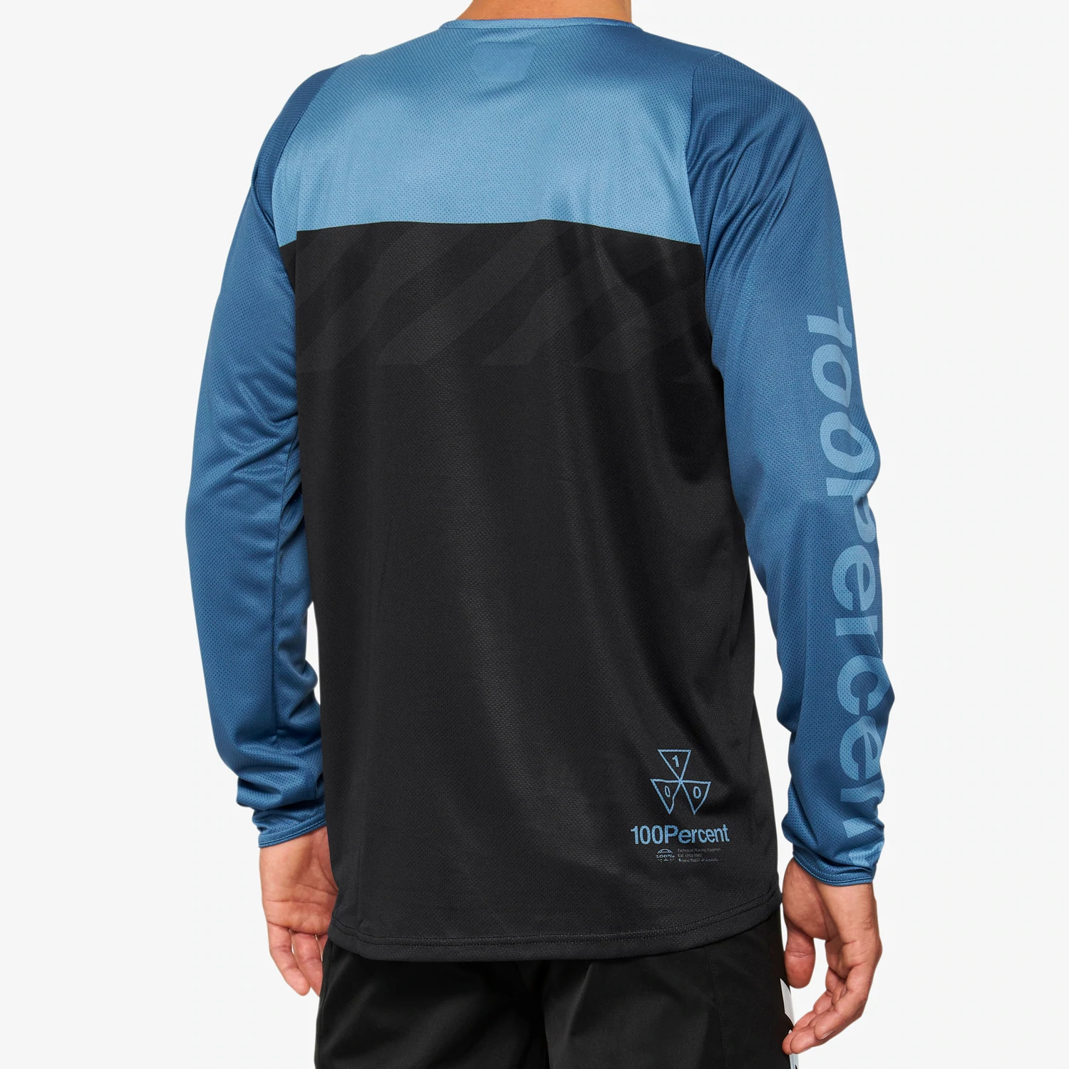 100% R-CORE Jersey - Black/Slate Blue - Imagen 2
