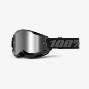 Strata 2 Goggle Black - MIrror Silver