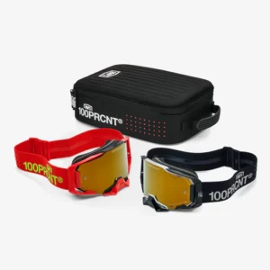 DUAL ARMEGA® Racer Pro Pack Black/RedTrue Gold Mirror Lens