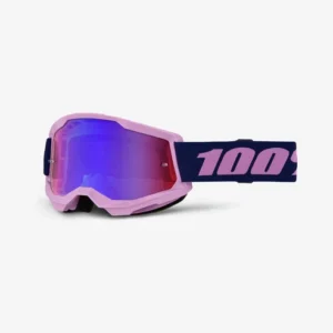 Strata 2 Goggle Purple Goggle - Red/Blue Mirror Lens